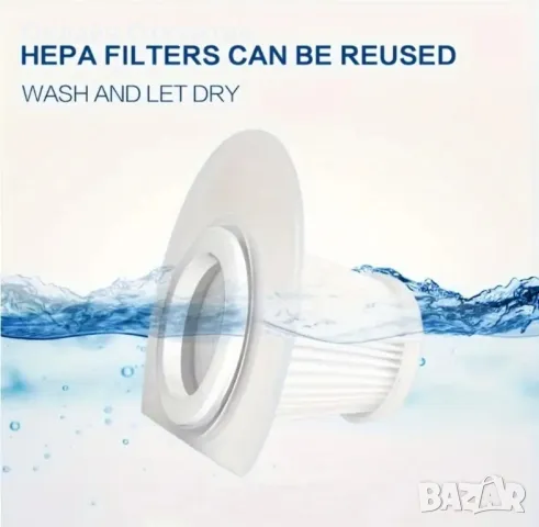 CascadeVac – Мощна прахосмукачка за кола с 12V захранване и миещ се контейнер , снимка 5 - Аксесоари и консумативи - 50146127