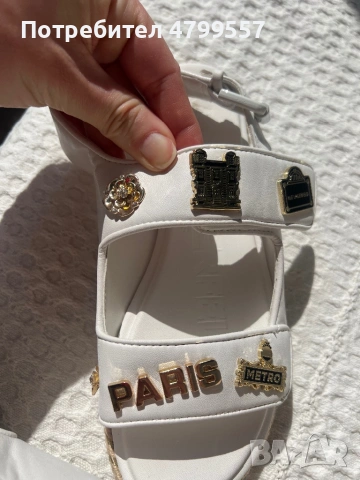 Дамски сандали Karl Lagerfeld Paris, снимка 4 - Сандали - 54223810