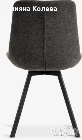 Трапезен стол с въртяща стоманена основа, снимка 2 - Столове - 52115867