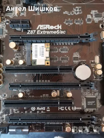 Дънна платка Z87 ASRock Z87 EXTREME6/AC Socket 1150, снимка 3 - Дънни платки - 48163232