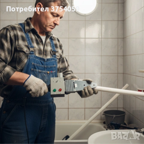 Професионална PPR лепачка 900W с 6 глави (20–63 мм) – Бърз и точен монтаж на водопроводни инсталации, снимка 5 - Други инструменти - 53099242