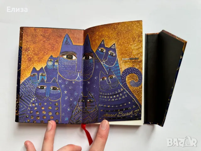 Бележник Paperblanks Fantastic Felines Mediterranean Cats, снимка 4 - Други - 47087282