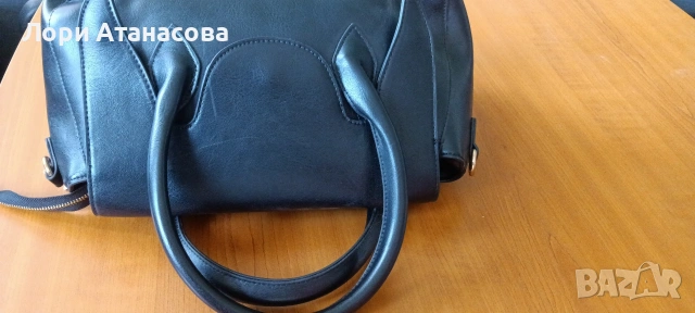 Дамска елегантна чанта от качествена еко кожа с две дръжки и дълга дръжка, снимка 7 - Чанти - 54015141