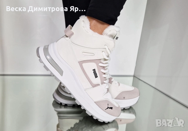 Дамски обувки с топла дебела вата , снимка 4 - Дамски боти - 52115256