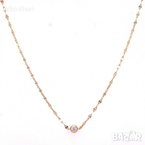 Златно колие 1,24гр. 44,0см. 14кр. проба:585 модел:36310-3