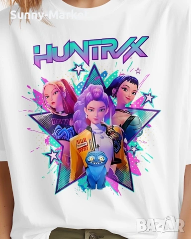 K pop Demon Hunters Блузи с дълъг ръкав , тениски с къс ръкав, снимка 4 - Блузи с дълъг ръкав и пуловери - 53583999