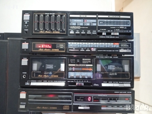 fisher сет, снимка 3 - Ресийвъри, усилватели, смесителни пултове - 54030128