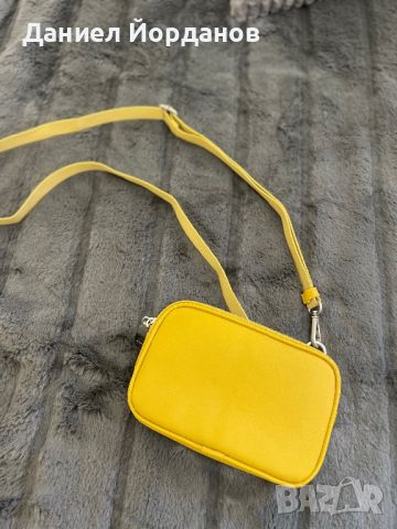 Жълта свежа чантичка тип портфейл , снимка 1 - Чанти - 45083992