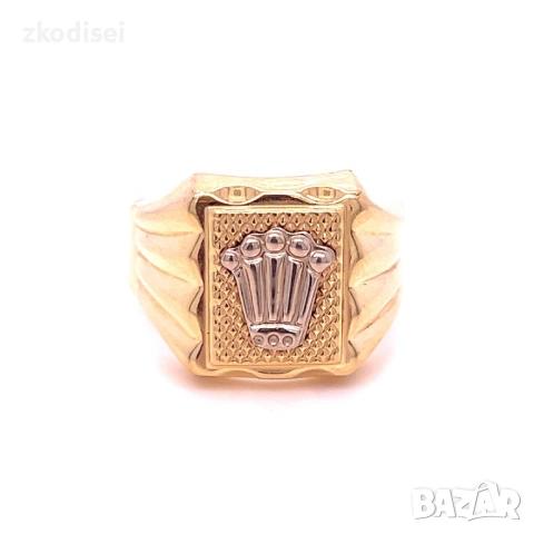 Златен мъжки пръстен Rolex 5,78гр. размер:67 14кр. проба:585 модел:38178-1