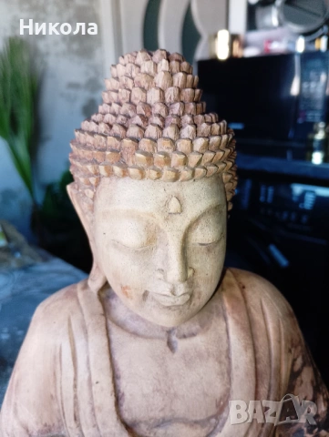 Ганеша-дърворезба,Буда, снимка 9 - Статуетки - 36685711