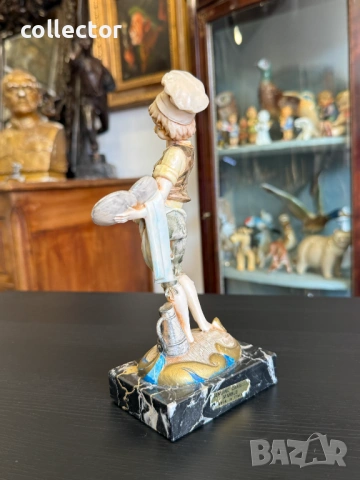 Тематична италианска фигура на пицар - Amilcare Simonetti. №7973, снимка 4 - Колекции - 53899354