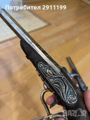 Реплика на кремъклия, комплект от два, снимка 9 - Антикварни и старинни предмети - 53814124