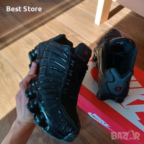 Nike Shox TL “Black” ОРИГИНАЛНИ Мъжки Маратонки с Кутия , снимка 6 - Маратонки - 53633882