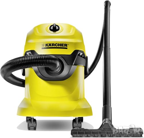 Мултифункционална прахосмукачка Karcher WD4 , Мокро и сухо почистване, 20 л, Маркуч 2.2 м, 1000 W, снимка 3 - Прахосмукачки - 45618902