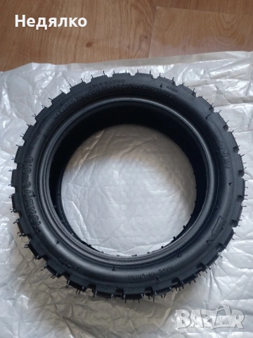 Безкамерната гума за тротинетки размер 10х2,75-6,5, снимка 2 - Гуми и джанти - 53825131