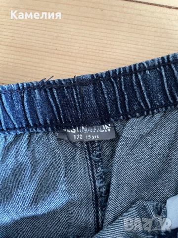 Дънков панталон, снимка 3 - Детски панталони и дънки - 53841824