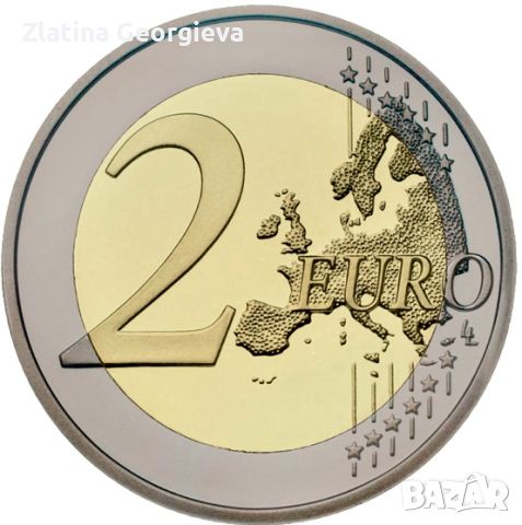 Мария Калас, монета от 2 евро, Гърция, 2023 г., снимка 2 - Нумизматика и бонистика - 45413750