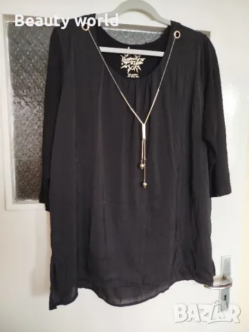 Блуза с украшение хл размер 