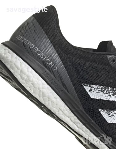 Мъжки маратонки ADIDAS Adizero Boston 9 Boost Running Shoes Black, снимка 7 - Маратонки - 46321924