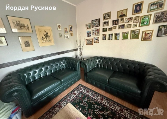Кожени оригинални дивани честърфийлд chesterfield 