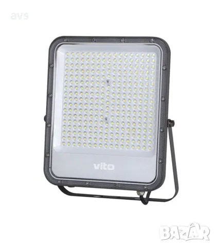 LED прожектор 400W 6000K VITO сив, снимка 1 - Соларни лампи - 48450743