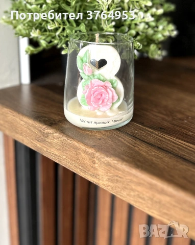 натурална соева свещ осми Март подарък, снимка 6 - Декорация за дома - 53532336