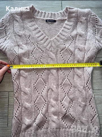 ЧИСТО НОВА Розова зимна туника, снимка 3 - Туники - 50446043