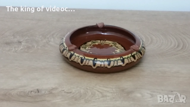 Глинен пепелник , снимка 6 - Антикварни и старинни предмети - 53039083