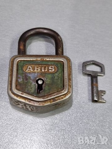 ABUS стар немски катинар, снимка 1 - Антикварни и старинни предмети - 45954076