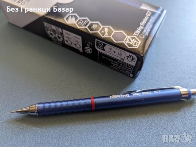 Нов rOtring Tikky Retro 0.7 MP - перфектен молив за рисуване скици художник, снимка 6 - Други - 45807629