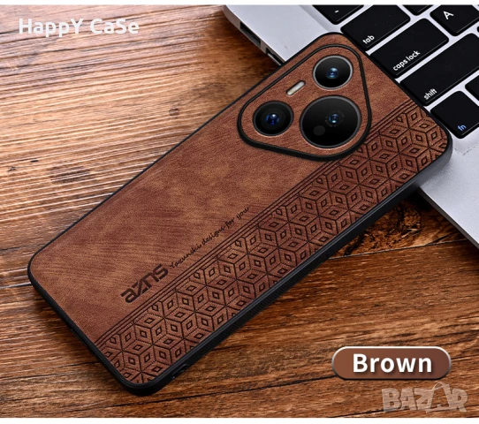 Huawei Pura 80 / 80 Pro / 80 Ultra / AZNS LEATHER Кожен кейс гръб калъф, снимка 4 - Калъфи, кейсове - 51390501