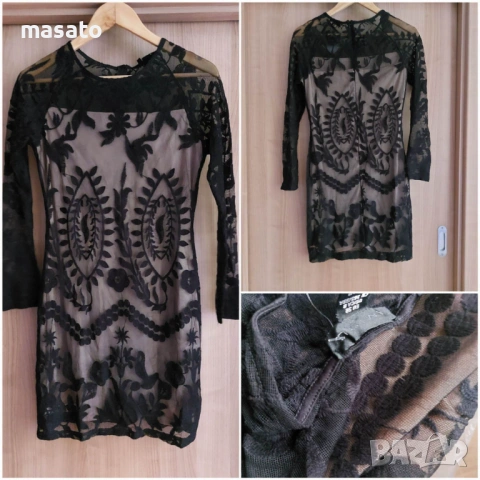 рокли с дълъг ръкав - М размер, снимка 5 - Рокли - 53216112