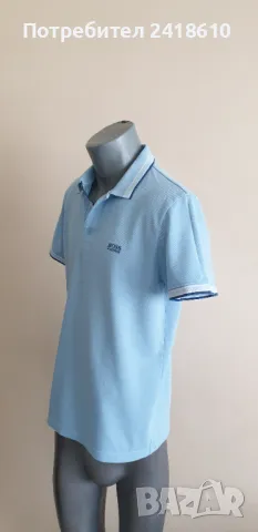 Hugo Boss Paddy 1 Pique Cotton Regular Fit Mens Size 50/ L ОРИГИНАЛНА Тениска!, снимка 6 - Тениски - 47179969