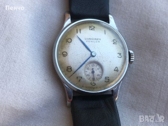 стар ръчен "LONGINES" - 1940/49г., снимка 7 - Антикварни и старинни предмети - 46490307