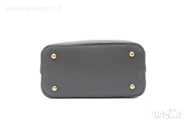 Класическа дамска чанта AMORE Alessia - Grey, снимка 7 - Чанти - 50657729