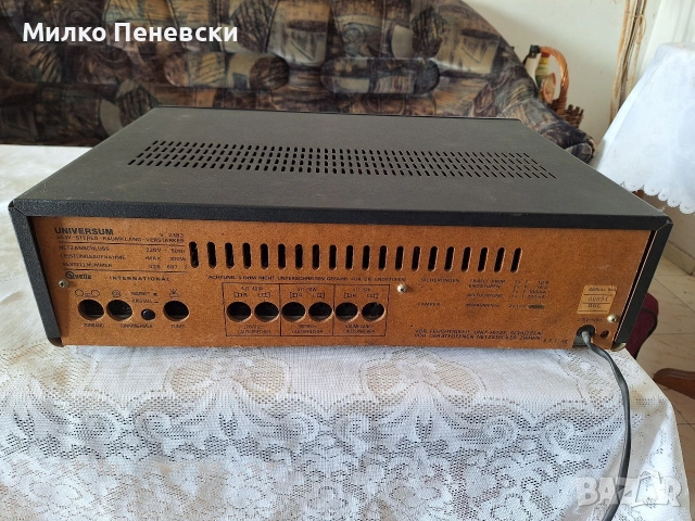 UNIVERSUM HI FI SISTEM 6000 V2383.STEREO AMPLIFIER.MADE IN JAPAN FOR QELLE W.GERMANY., снимка 6 - Ресийвъри, усилватели, смесителни пултове - 53666356