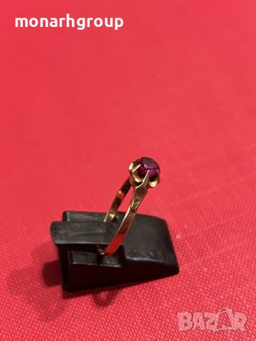 Златен пръстен, снимка 3 - Пръстени - 54197683