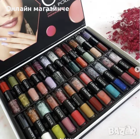 Лак за нокти Nail polish 48 цвята  в кутия, снимка 2 - Продукти за маникюр - 47766104