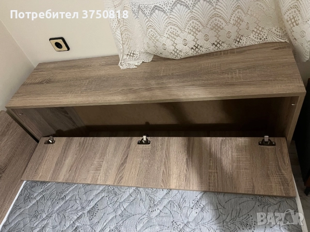 Легло с матрак и ракла 120/190, снимка 4 - Спални и легла - 52429486