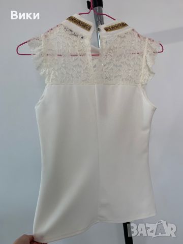 Елегантна блуза размер S/M, снимка 12 - Тениски - 45780750