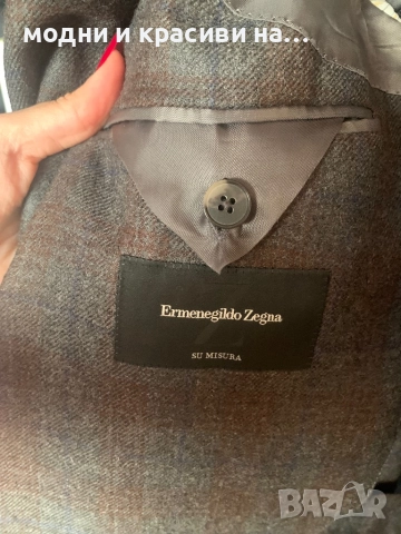 Мъжко сако Zegna, размер 52, снимка 11 - Сака - 52775835