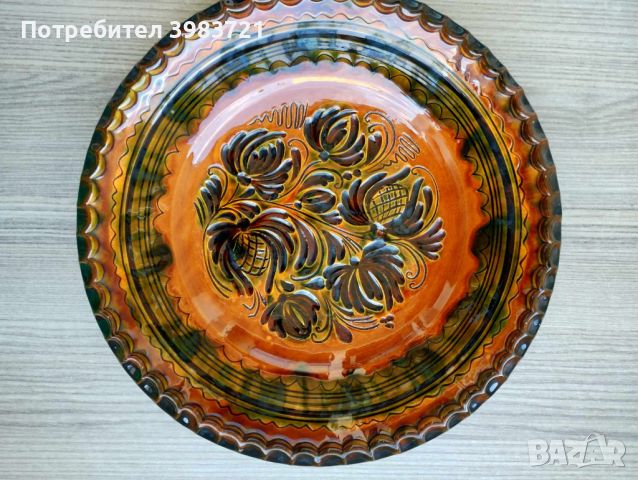 Стенна, керамична чиния, снимка 1 - Декорация за дома - 45554441