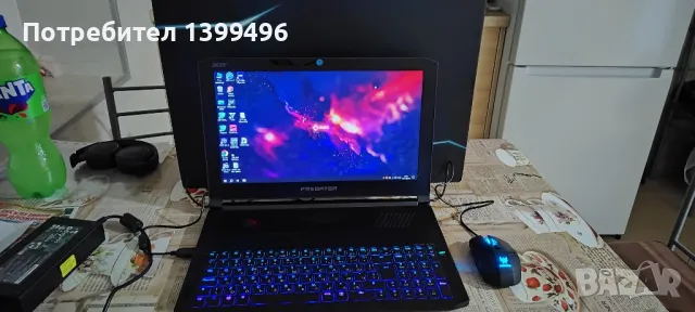 Лаптоп Acer Predator Triton 700 -7700HQ/GTX1080/32GB/1TB, снимка 11 - Лаптопи за дома - 47947486