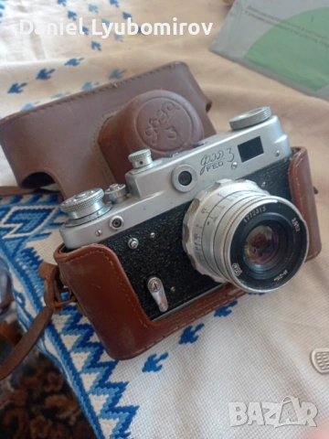 Фотоапарат ФЕД 3Стар СЪВЕТСКИ ЛЕНТОВ РЯДЪК МОДЕЛ FED 3КОЛЕКЦИОНЕРСКИ, снимка 3 - Антикварни и старинни предмети - 53703519