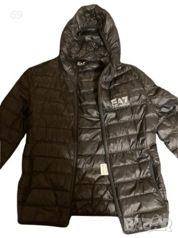 Черно яке на Emporio Armani/EA7. , снимка 2 - Якета - 52510692