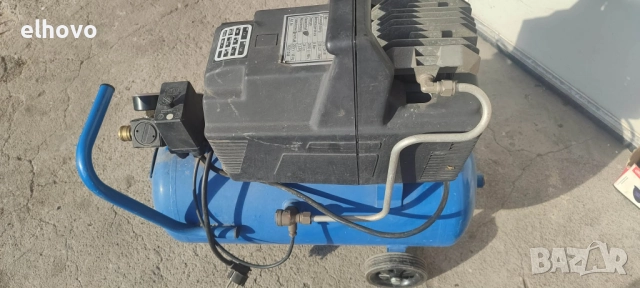 Компресор за въздух Lematec 24l, снимка 5 - Компресори - 52750516