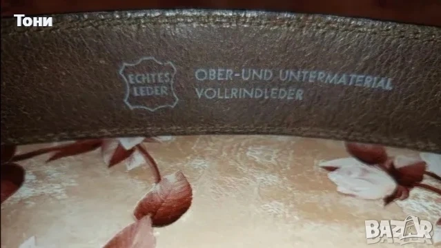 SCHUCHARD & FRIESE Оригинал Нов Мъжки Колан Изцяло от Естествена Кожа 125см , снимка 5 - Колани - 53661270