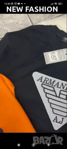 Дамски Памучни Тениски -лого Бродирано ✨ ARMANI , снимка 11 - Тениски - 48963884