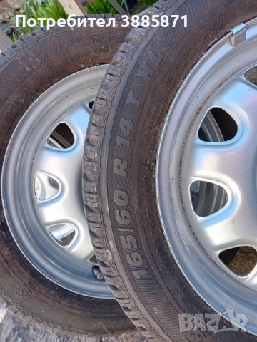 Джанти с зимни гуми комплект, снимка 5 - Гуми и джанти - 53833697