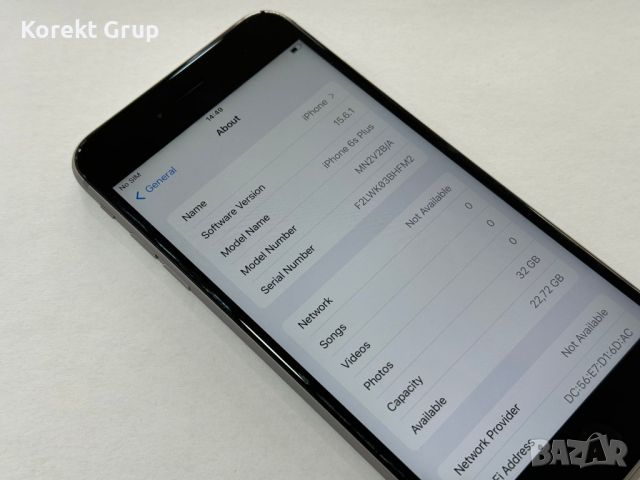 Мобилен телефон iPhone 6s Plus 32GB , снимка 7 - Apple iPhone - 46768407